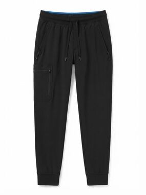 Cherokee Infiniti Men's Scrub Joggers CKDD4AS Black Size S Short